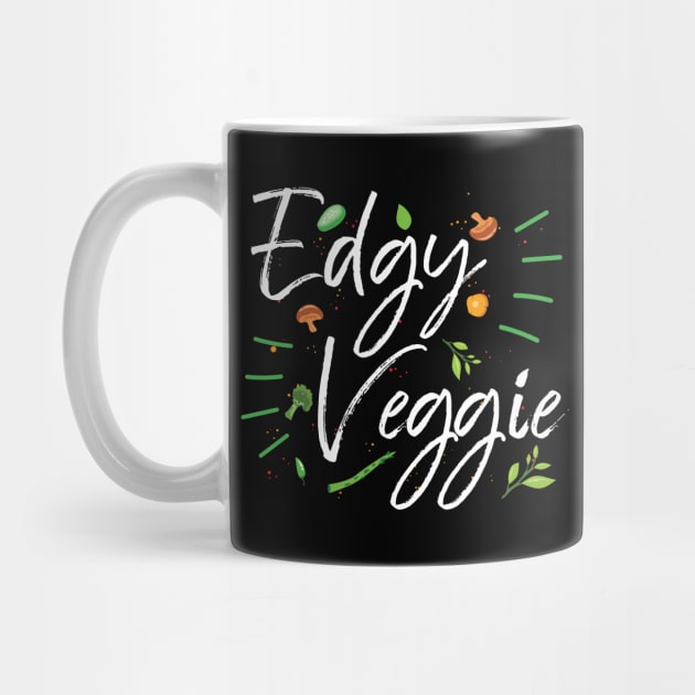 Edgy Veggie Vegan Vegetarian Statement by QualityDesign